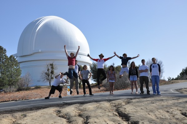 The group at the Palomar observatory